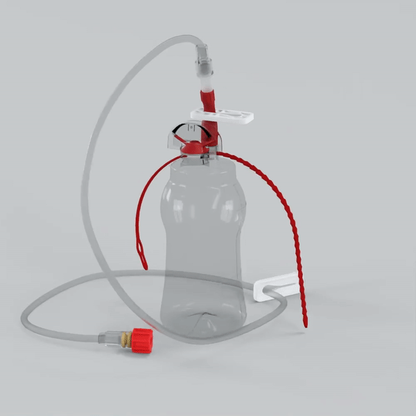 Hochvakuum Wunddrainage